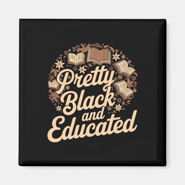 Black History Month African Roots Melanin Juneteen Magnet (Framsidan)