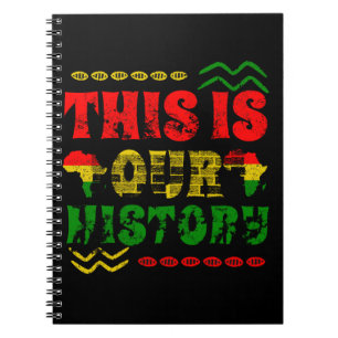 Black History Month, afrikansk american Anteckningsbok