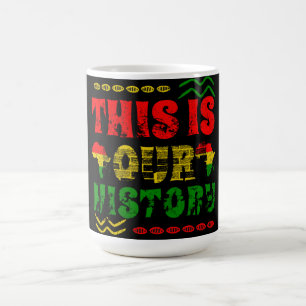 Black History Month, afrikansk american Kaffemugg