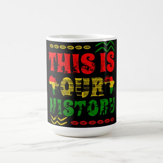 Black History Month, afrikansk american Kaffemugg (Center)