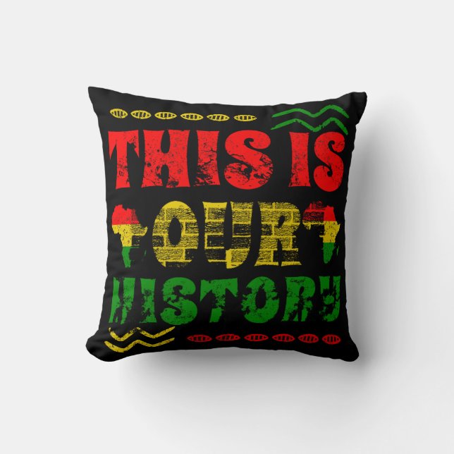 Black History Month, afrikansk american Kudde (Framsida)