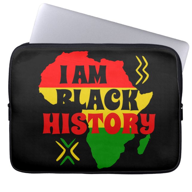 Black History Month, afrikansk american Laptop Fodral (Framsidan)
