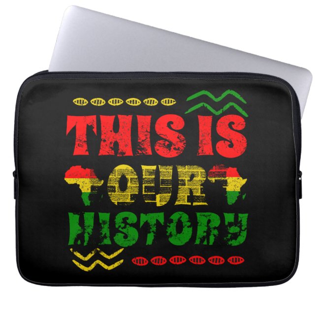 Black History Month, afrikansk american Laptop Fodral (Framsidan)