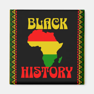 Black History Month, afrikansk american Magnet