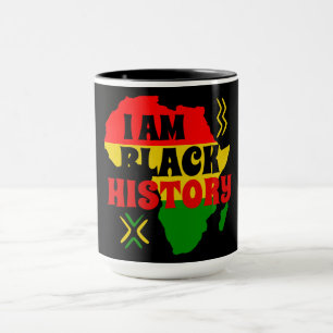 Black History Month, afrikansk american Mugg