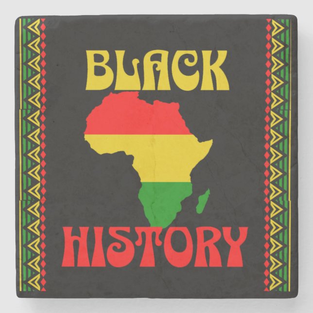 Black History Month, afrikansk american Stenunderlägg (Framsidan)