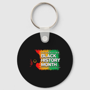 Black History Month Afro African American Juneteen Nyckelring