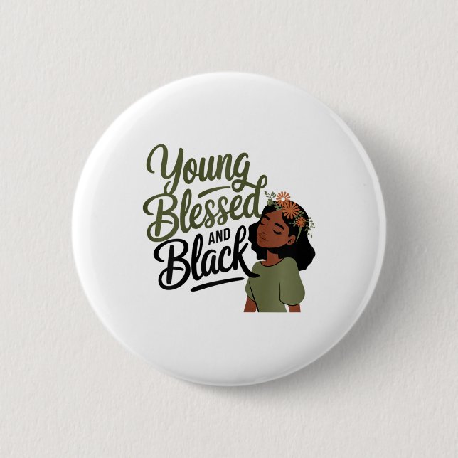 Black History Month Awareness Blessed Black Melani Knapp (Framsida)