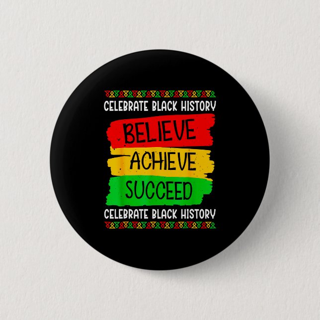 Black History Month Believe Achieve Succeed Melani Knapp (Framsida)