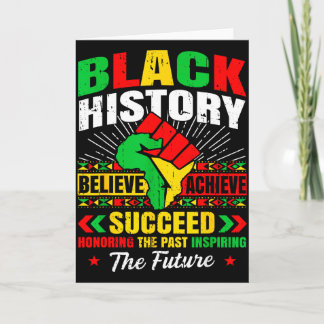 Black History Month Believe Achieve Succeed Melani Kort