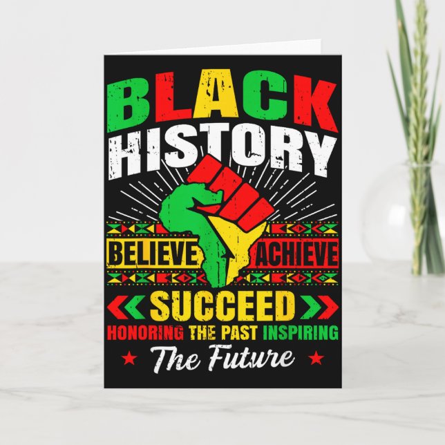 Black History Month Believe Achieve Succeed Melani Kort (Framsida)