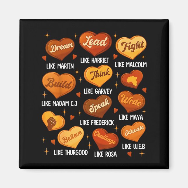 Black History Month Black Leaders African American Magnet (Framsidan)