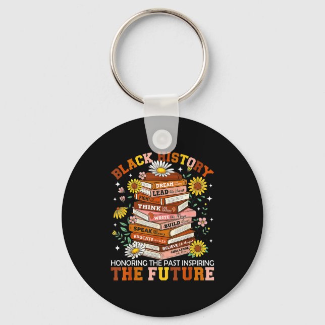 Black History Month Black Leaders African American Nyckelring (Framsida)