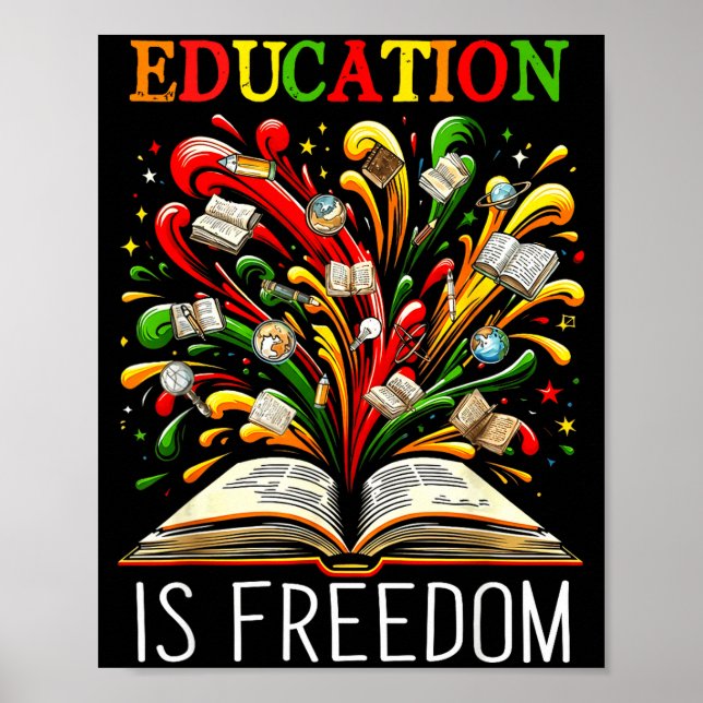 Black History Month Black Leaders African American Poster (Framsidan)