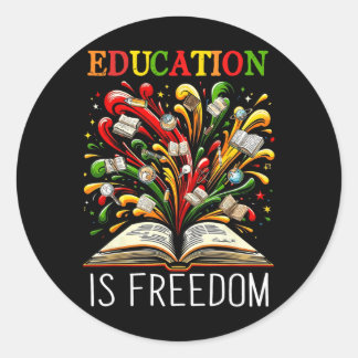 Black History Month Black Leaders African American Runt Klistermärke