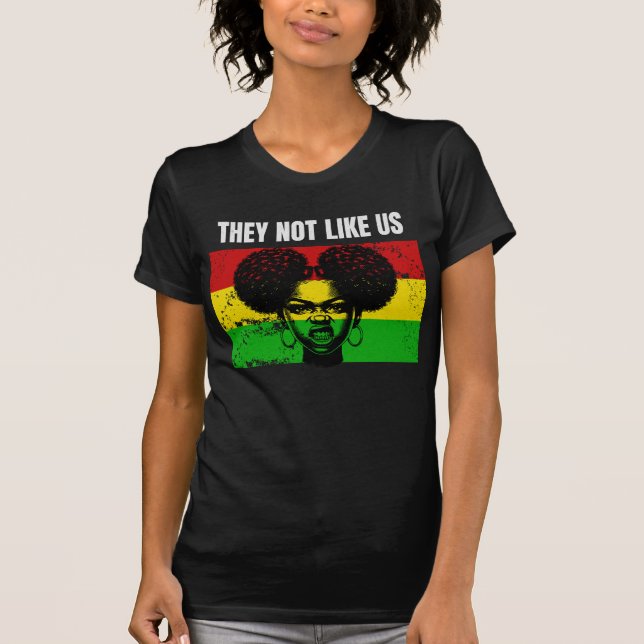 Black history month Black Woman for students  T Shirt (Framsida)