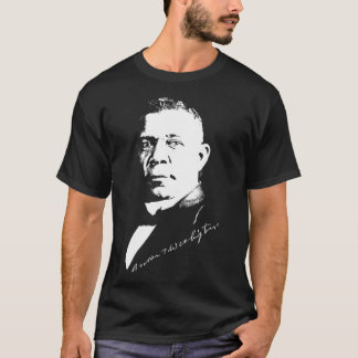 Black History Month Booker T Washington Silhouette Shirt
