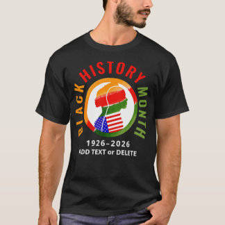 Black History Month Centennial Formal Patriotic T Shirt