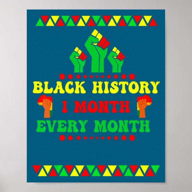 Black History Month Every Month  Poster (Framsidan)