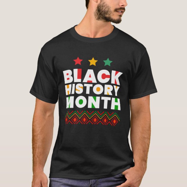 Black History Month for Boy and Girls T Shirt (Framsida)