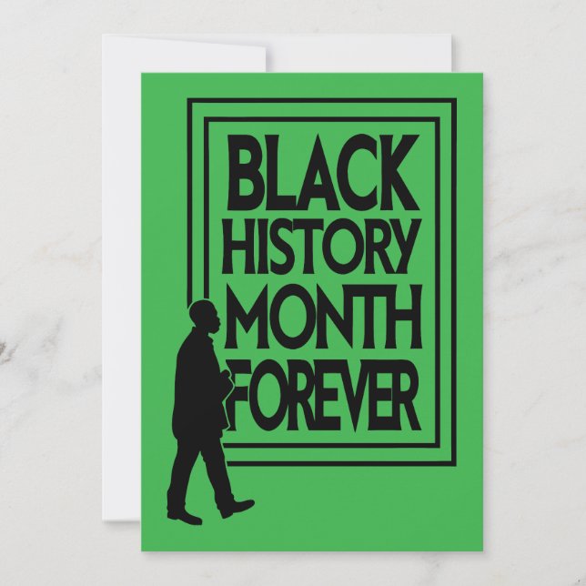 Black History Month Forever Inbjudningar (Framsida)