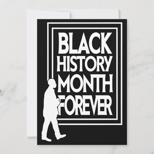 Black History Month Forever Julkort (Framsida)