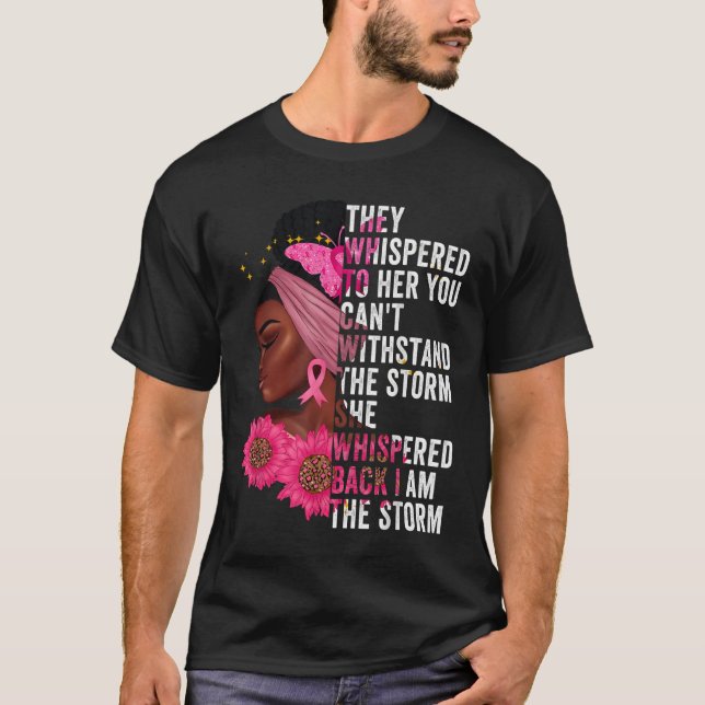 Black History Month Girl Jag är den starka afrikan T Shirt (Framsida)