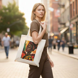 Black History Month Heritage Queen Spirit Art Tygkasse