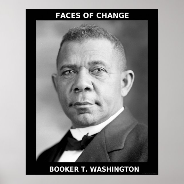 Black History Month Heroes - Booker T. Washington Poster (Framsidan)