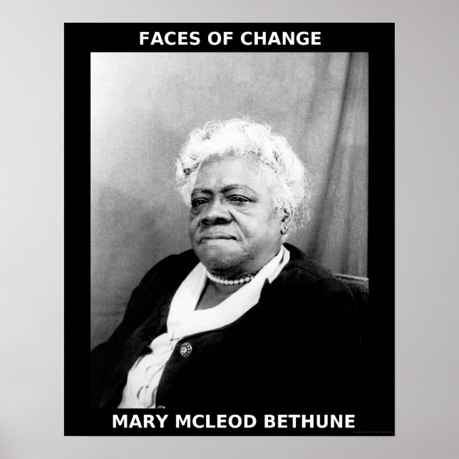 Black History Month Heroes - Mary McLeod Bethune Poster (Framsidan)