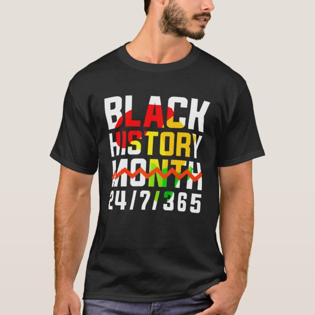Black History Month One Month Cant Hold Our Histor T Shirt (Framsida)