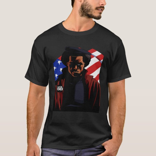 Black History Month Panther Party T Shirt (Framsida)