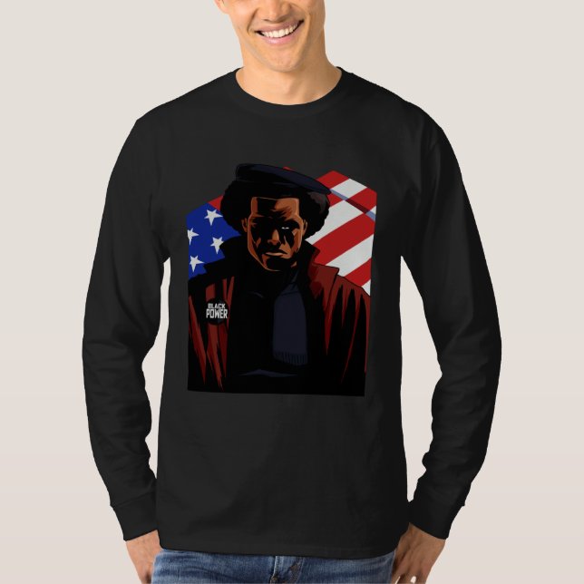 Black History Month Panther Party T Shirt (Framsida)