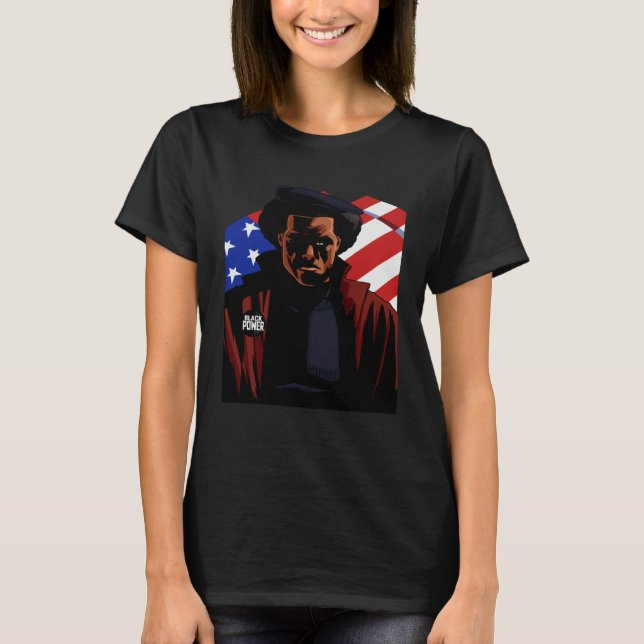 Black History Month Panther Party T Shirt (Framsida)