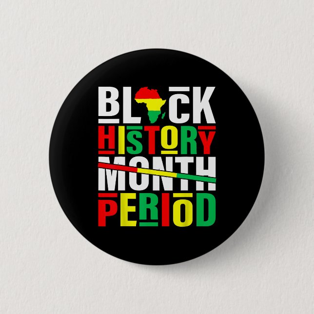 Black History Month Period African American Black Knapp (Framsida)