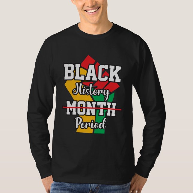 Black History Month Period African Pride BHM Women T Shirt (Framsida)