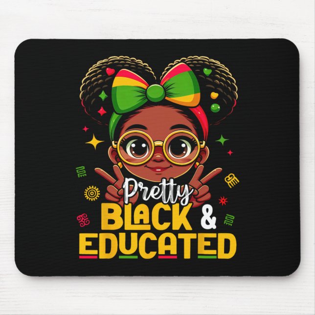 Black History Month Pretty Black Educated African  Musmatta (Framsidan)