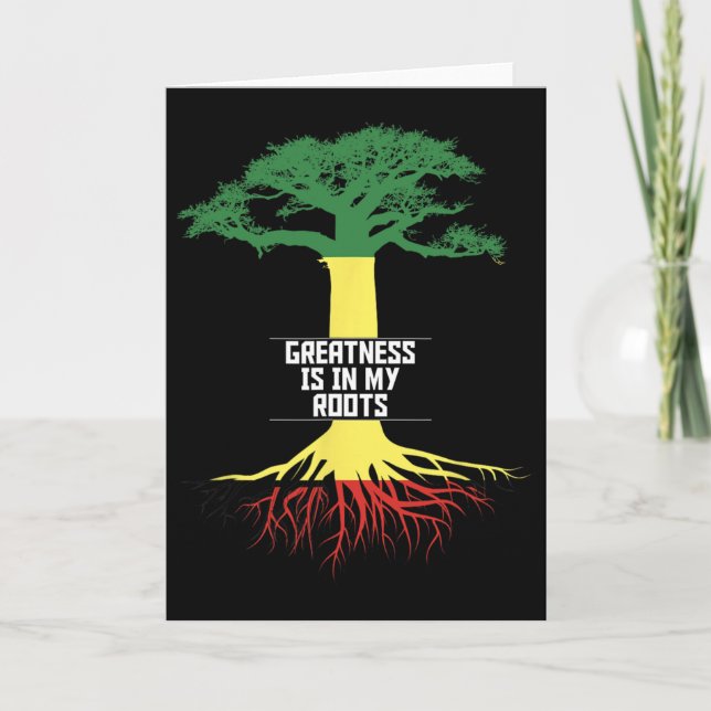 Black History Month Pride African American History Kort (Framsida)