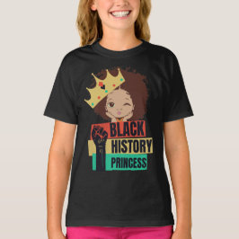 Black History Month Princess Black Girl Magic T Shirt