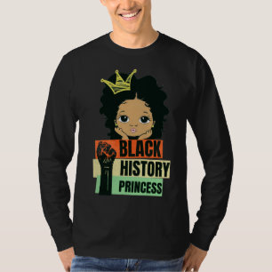 Black History Month Princess Black Girl Magic T Shirt