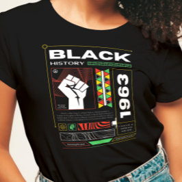 Black History Month Streetwear Brutalism T Shirt