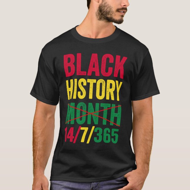 Black History Month T Shirt (Framsida)