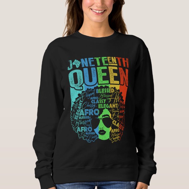 Black History Month Women Educated Strong Black Qu T Shirt (Framsida)