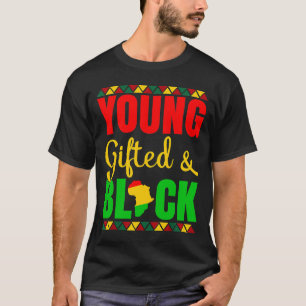 Black History Month Young ed Women Manar Kids T Shirt