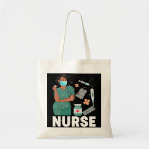 Black History Nurse African American Pride Afro Wo Tygkasse