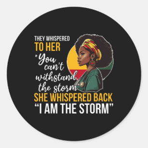 Black History Nursing Nurse Proud African Runt Klistermärke