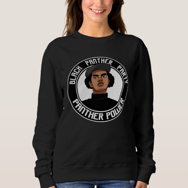 Black History Panther Party 1966 Oakland Californi T Shirt (Framsida)