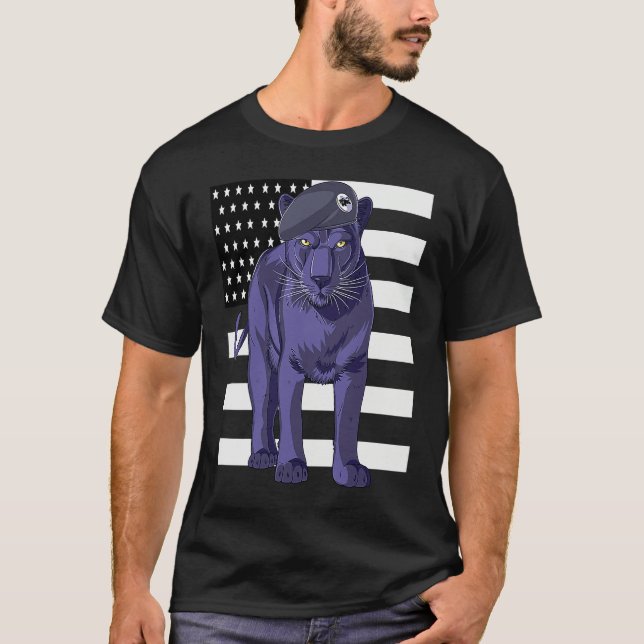 Black History Panther Party T Shirt (Framsida)