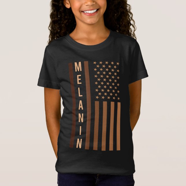 Black History Patriotic African T Shirt (Framsida)