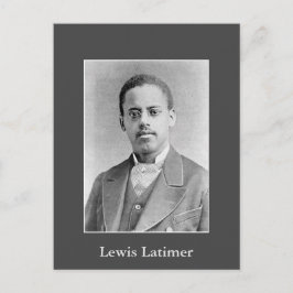 Black History Photograph of Inventor Lewis Latimer Vykort
